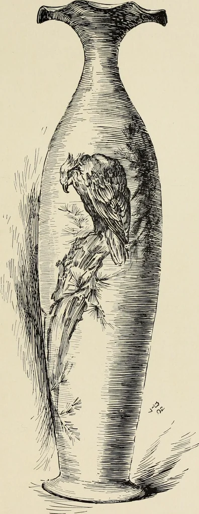 An illustration from Pottery and porcelain of the United States : an historical review of American ceramic art from the earliest times to the present day, 1893, leaf 314