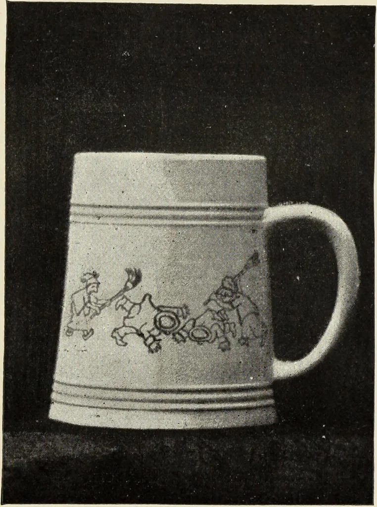 An illustration from Pottery and porcelain of the United States : an historical review of American ceramic art from the earliest times to the present day, 1893, leaf 316