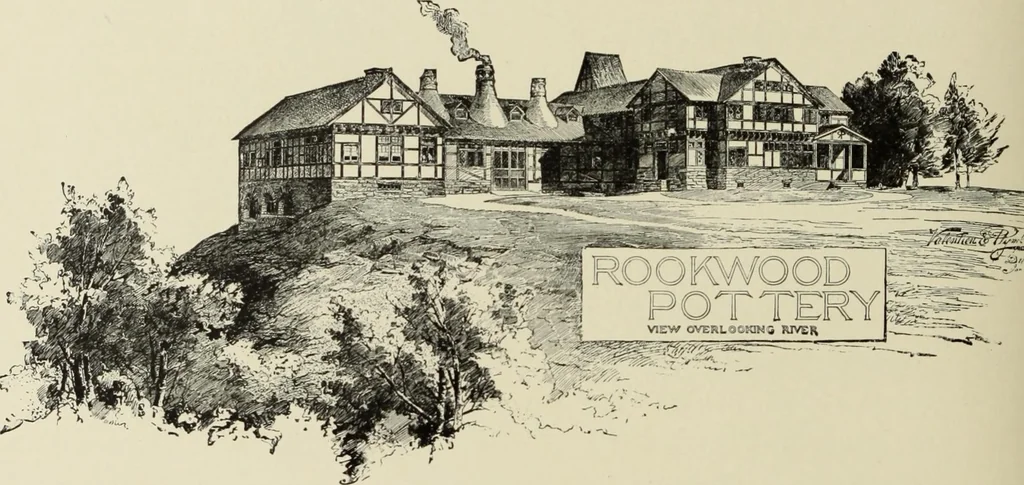 An illustration from Pottery and porcelain of the United States : an historical review of American ceramic art from the earliest times to the present day, 1893, leaf 321