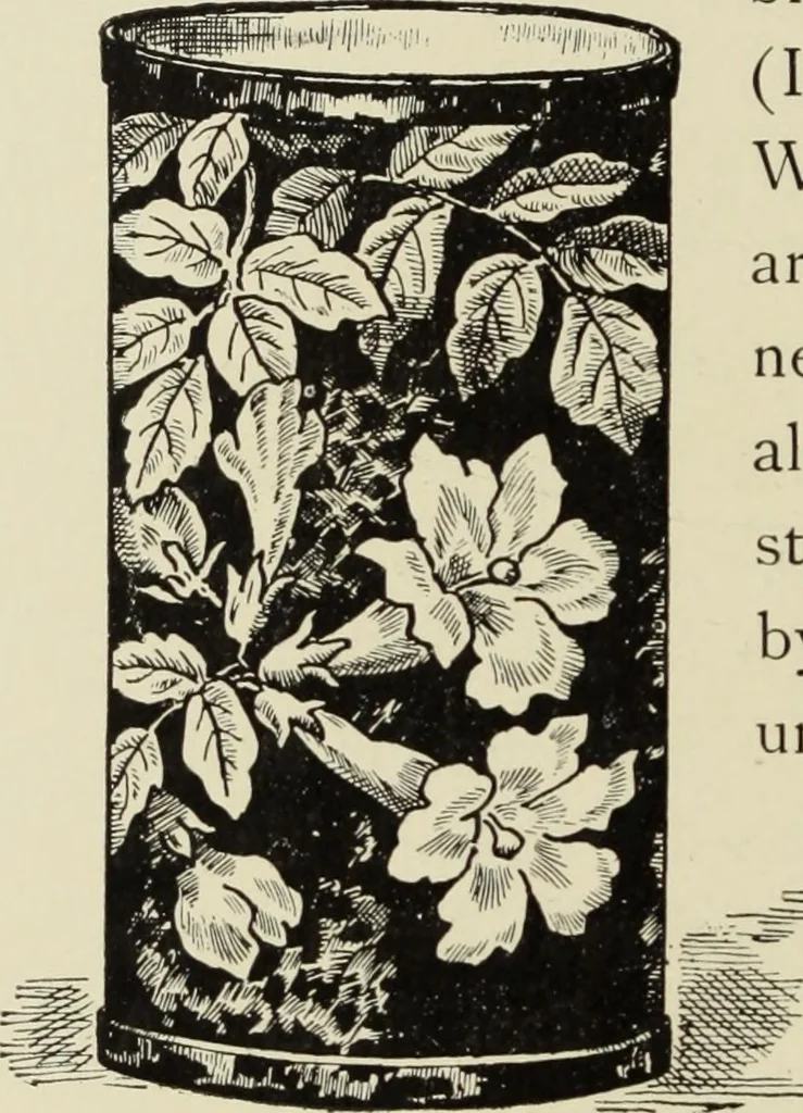 An illustration from Pottery and porcelain of the United States : an historical review of American ceramic art from the earliest times to the present day, 1893, leaf 329