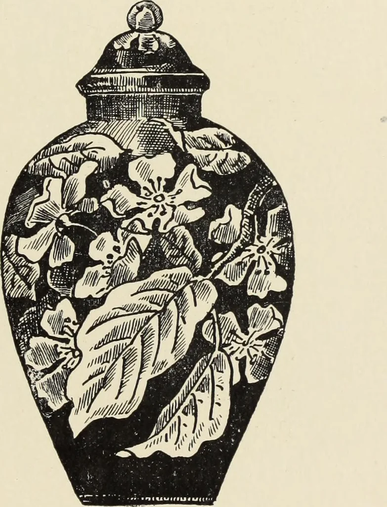 An illustration from Pottery and porcelain of the United States : an historical review of American ceramic art from the earliest times to the present day, 1893, leaf 330