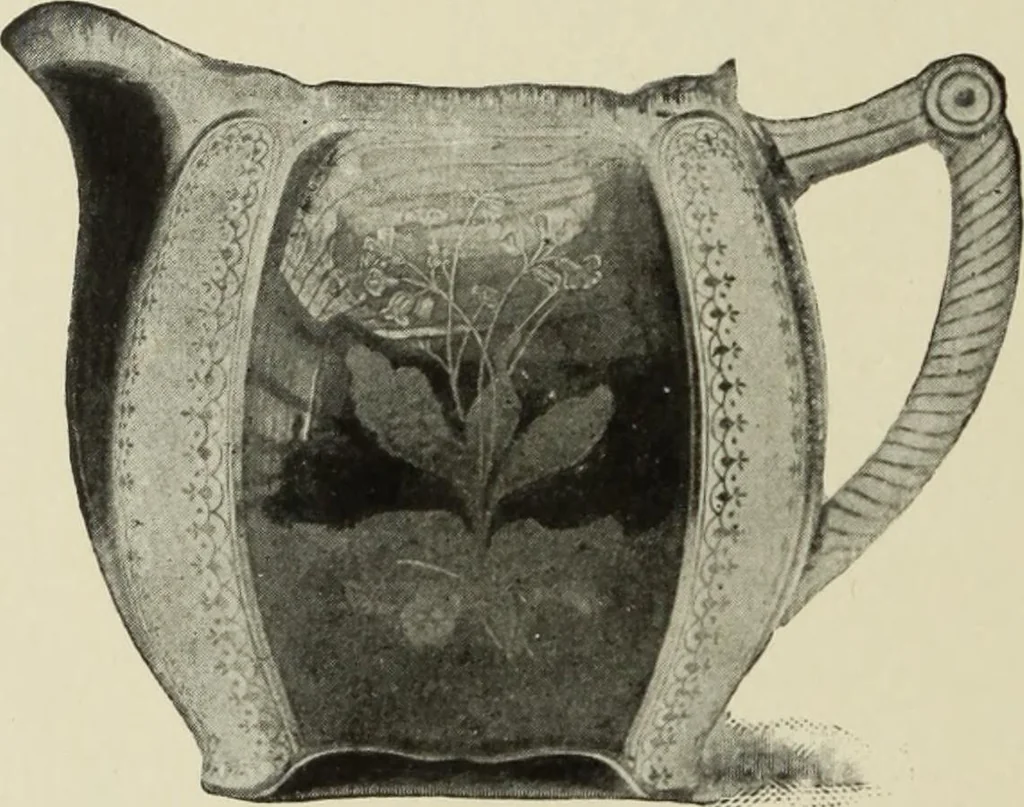 An illustration from Pottery and porcelain of the United States : an historical review of American ceramic art from the earliest times to the present day, 1893, leaf 333