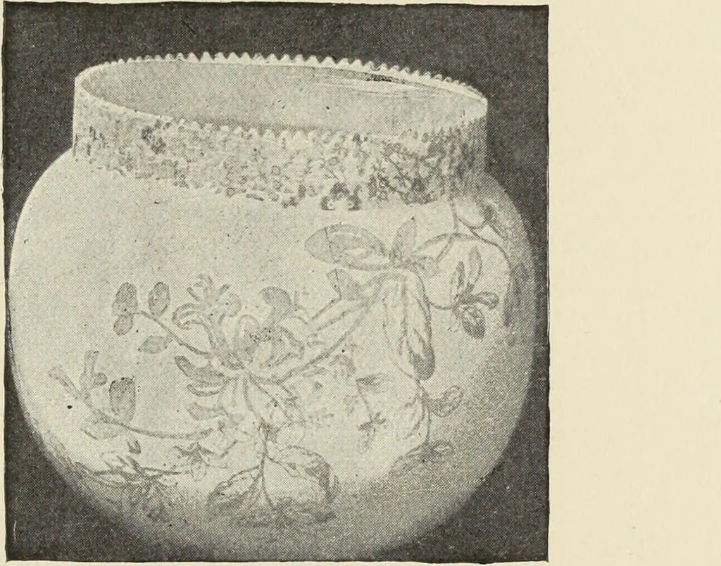 An illustration from Pottery and porcelain of the United States : an historical review of American ceramic art from the earliest times to the present day, 1893, leaf 336