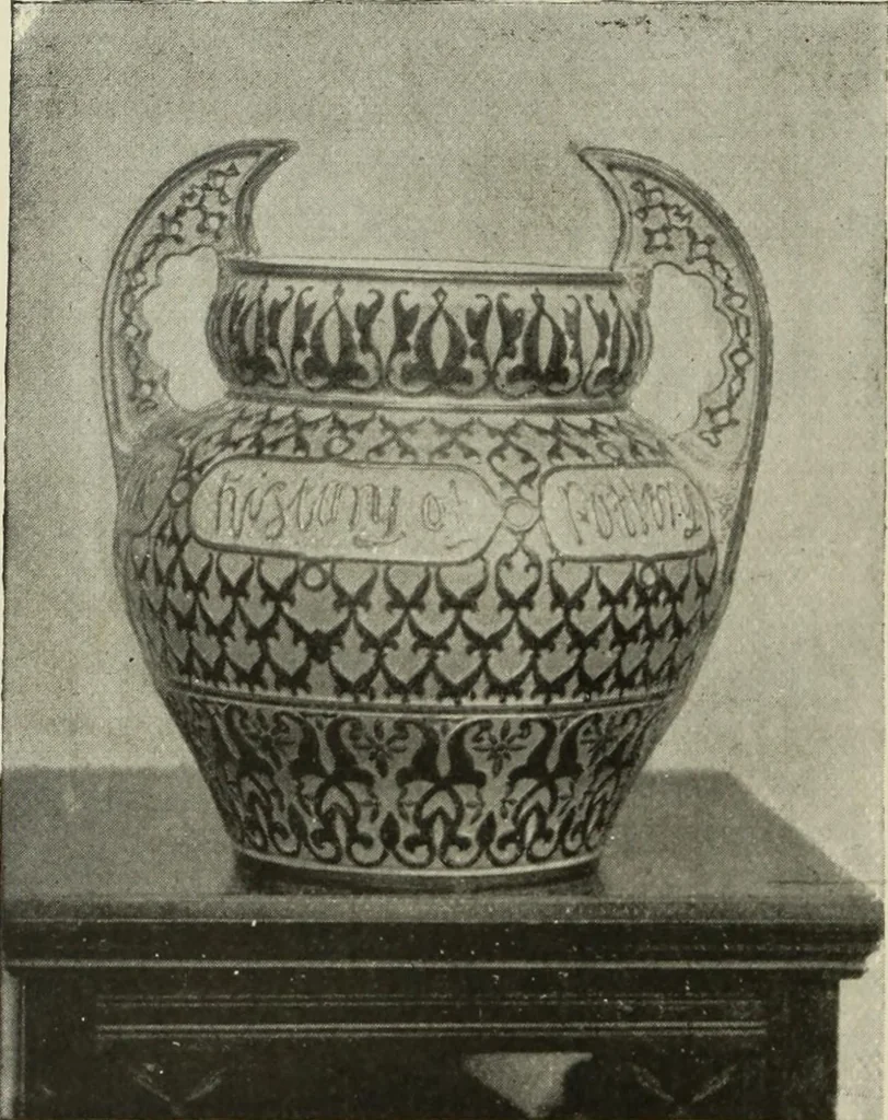 An illustration from Pottery and porcelain of the United States : an historical review of American ceramic art from the earliest times to the present day, 1893, leaf 353