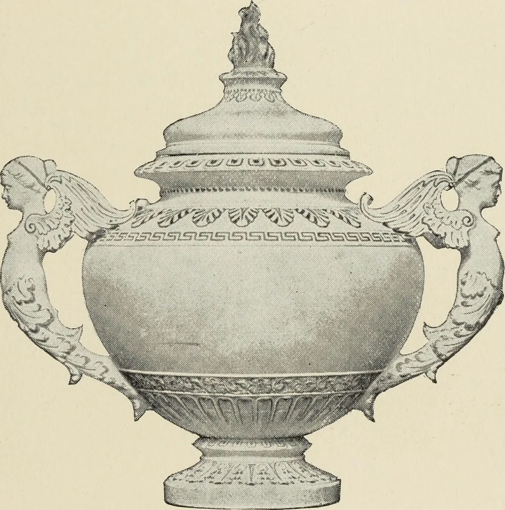 An illustration from Pottery and porcelain of the United States : an historical review of American ceramic art from the earliest times to the present day, 1893, leaf 354
