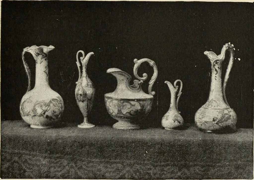 An illustration from Pottery and porcelain of the United States : an historical review of American ceramic art from the earliest times to the present day, 1893, leaf 356