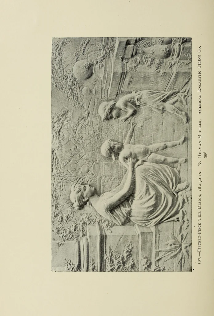 An illustration from Pottery and porcelain of the United States : an historical review of American ceramic art from the earliest times to the present day, 1893, leaf 381