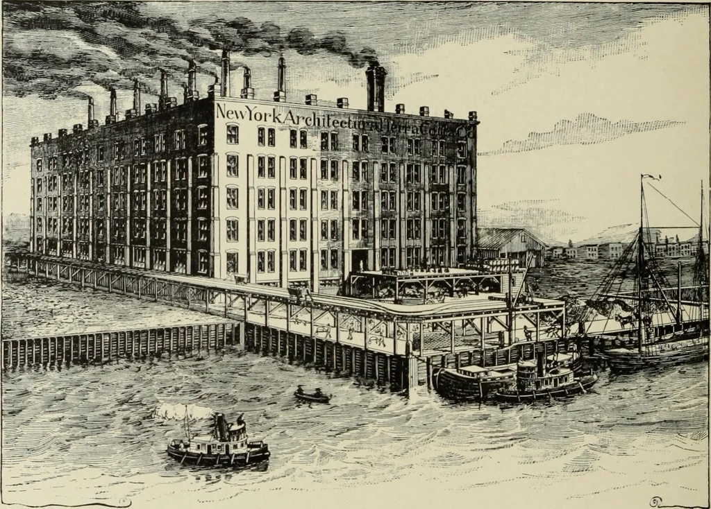 An illustration from Pottery and porcelain of the United States : an historical review of American ceramic art from the earliest times to the present day, 1893, leaf 417