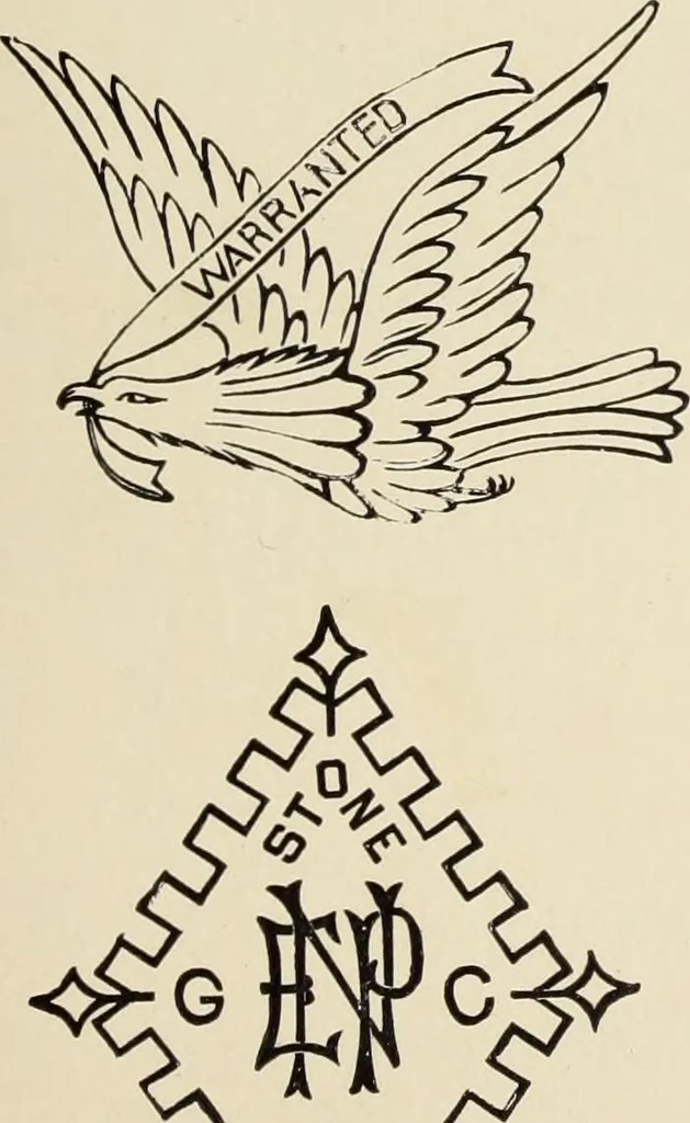 An illustration from Pottery and porcelain of the United States : an historical review of American ceramic art from the earliest times to the present day, 1893, leaf 430