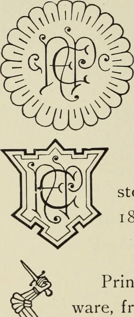 An illustration from Pottery and porcelain of the United States : an historical review of American ceramic art from the earliest times to the present day, 1893, leaf 431