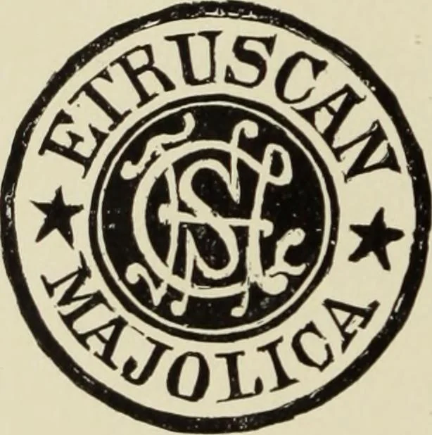 An illustration from Pottery and porcelain of the United States : an historical review of American ceramic art from the earliest times to the present day, 1893, leaf 433