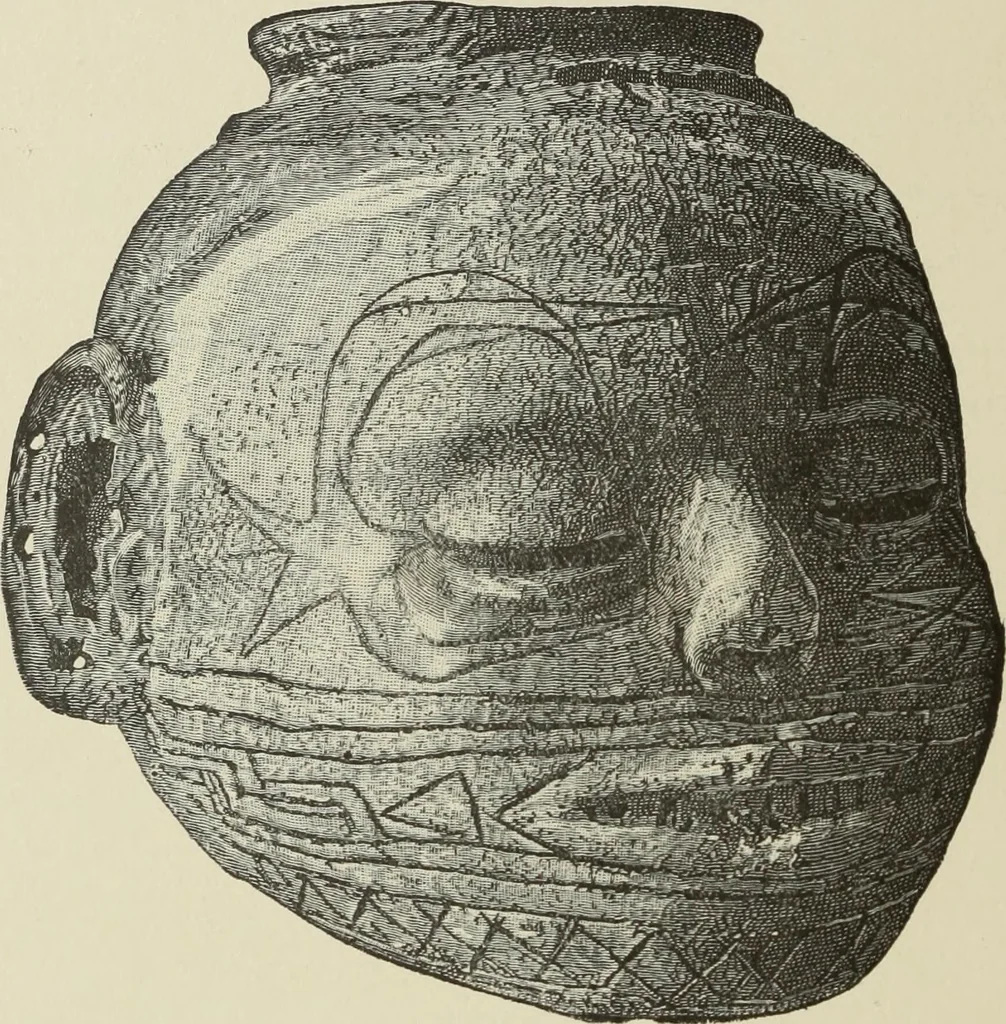 An illustration from Pottery and porcelain of the United States : an historical review of American ceramic art from the earliest times to the present day, 1893, leaf 57