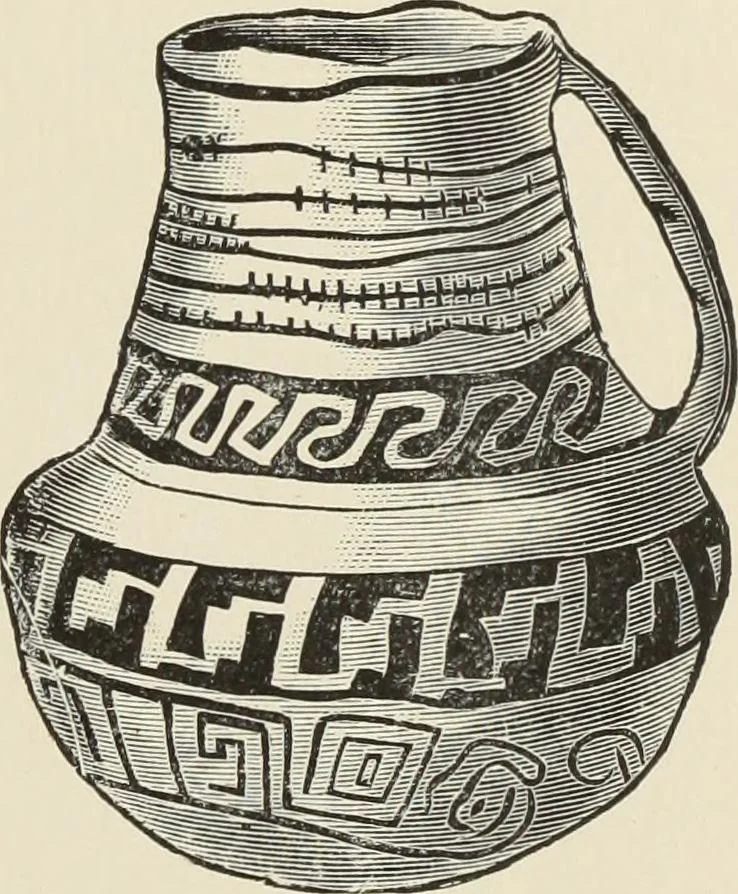 An illustration from Pottery and porcelain of the United States : an historical review of American ceramic art from the earliest times to the present day, 1893, leaf 60