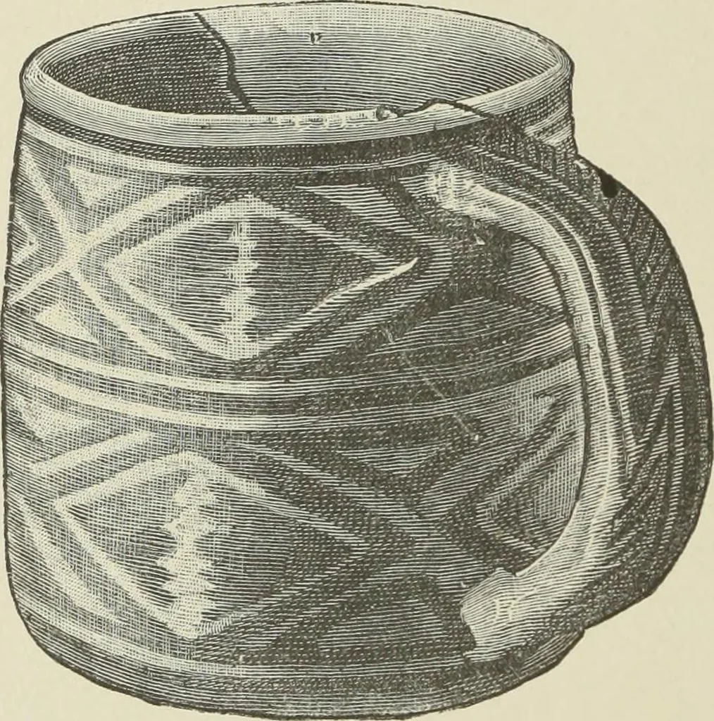 An illustration from Pottery and porcelain of the United States : an historical review of American ceramic art from the earliest times to the present day, 1893, leaf 61