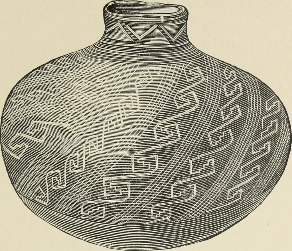 An illustration from Pottery and porcelain of the United States : an historical review of American ceramic art from the earliest times to the present day, 1893, leaf 62