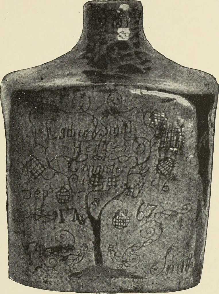An illustration from Pottery and porcelain of the United States : an historical review of American ceramic art from the earliest times to the present day, 1893, leaf 92