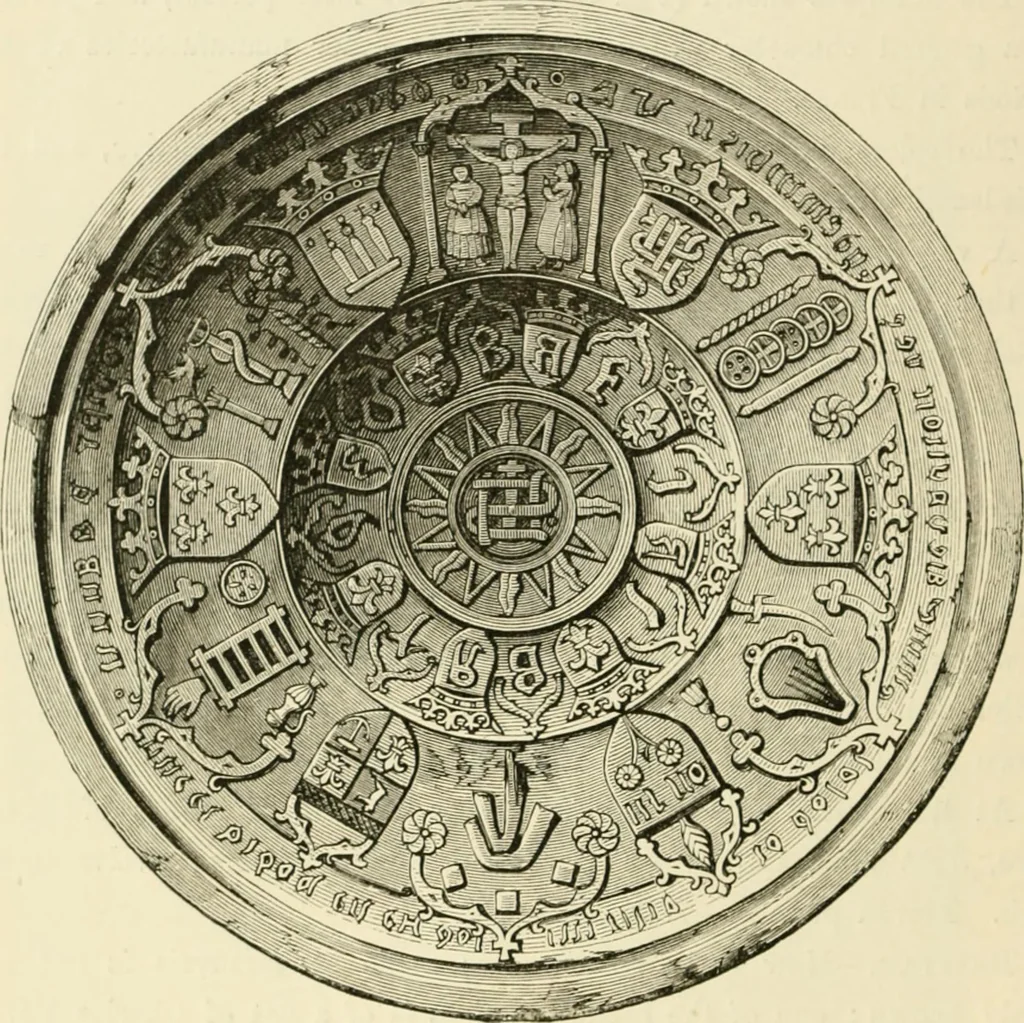 An illustration from Pottery and porcelain, from early times down to the Philadelphia exhibition of 1876, 1878, leaf 151