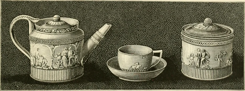 An illustration from Pottery and porcelain, from early times down to the Philadelphia exhibition of 1876, 1878, leaf 178