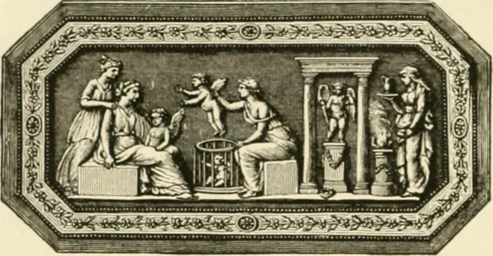 An illustration from Pottery and porcelain, from early times down to the Philadelphia exhibition of 1876, 1878, leaf 179