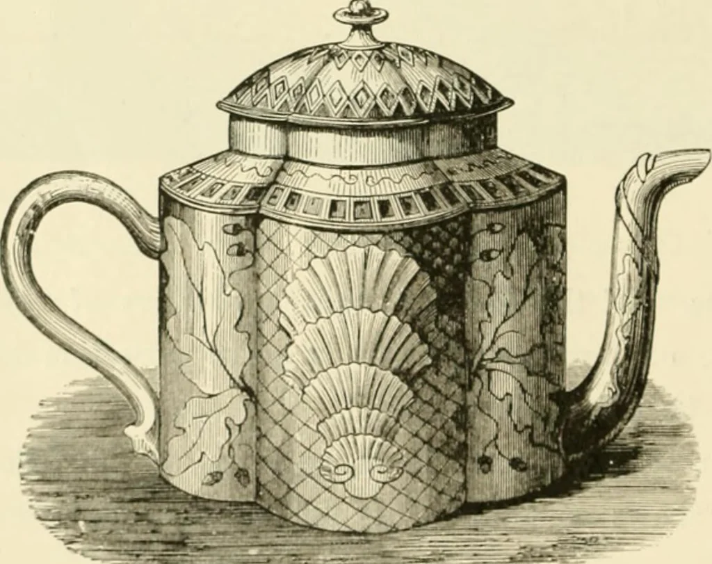 An illustration from Pottery and porcelain, from early times down to the Philadelphia exhibition of 1876, 1878, leaf 179