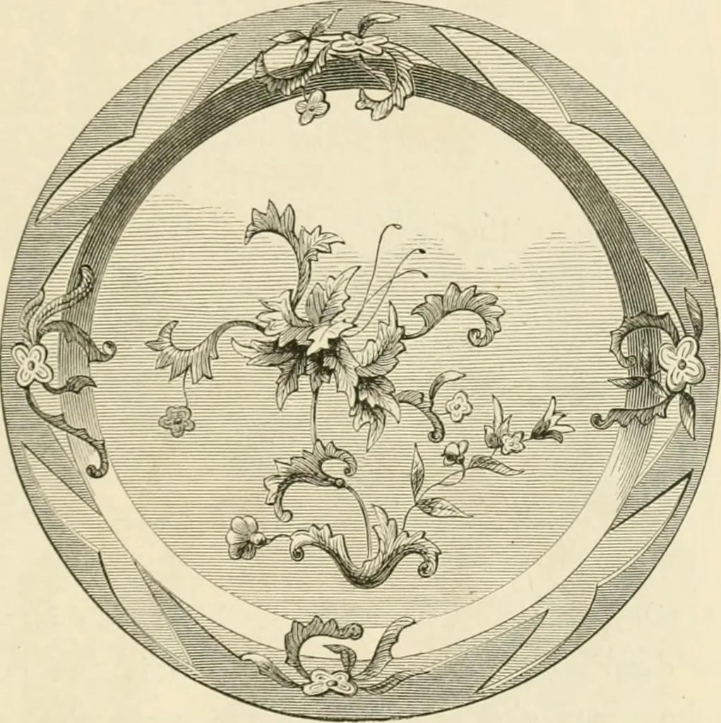 An illustration from Pottery and porcelain, from early times down to the Philadelphia exhibition of 1876, 1878, leaf 194
