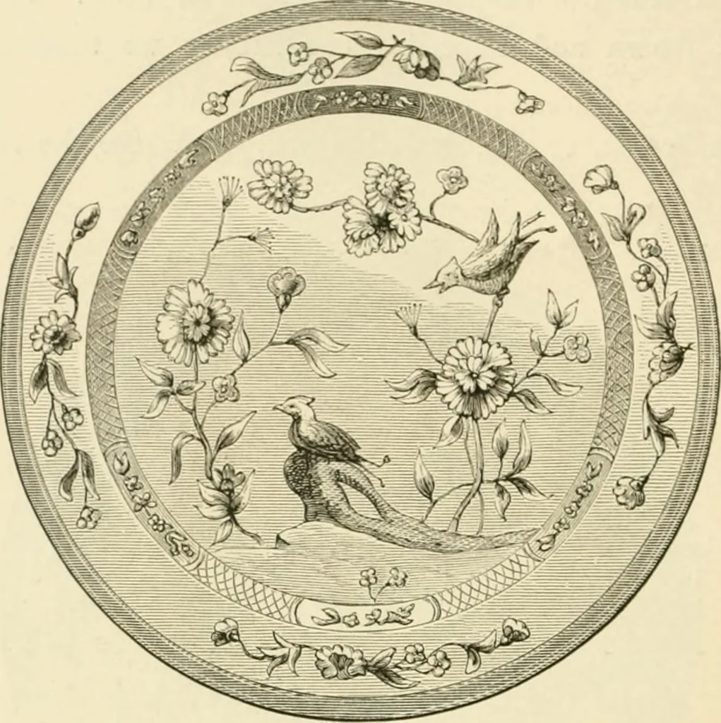 An illustration from Pottery and porcelain, from early times down to the Philadelphia exhibition of 1876, 1878, leaf 195