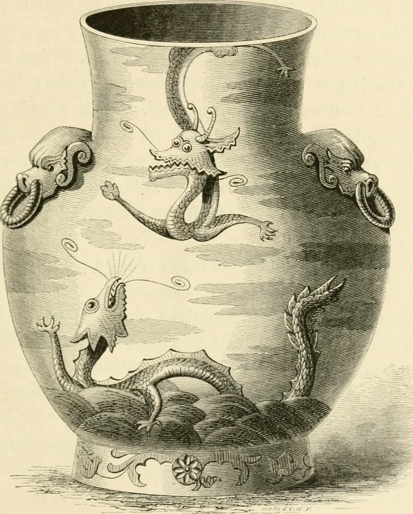 An illustration from Pottery and porcelain, from early times down to the Philadelphia exhibition of 1876, 1878, leaf 196