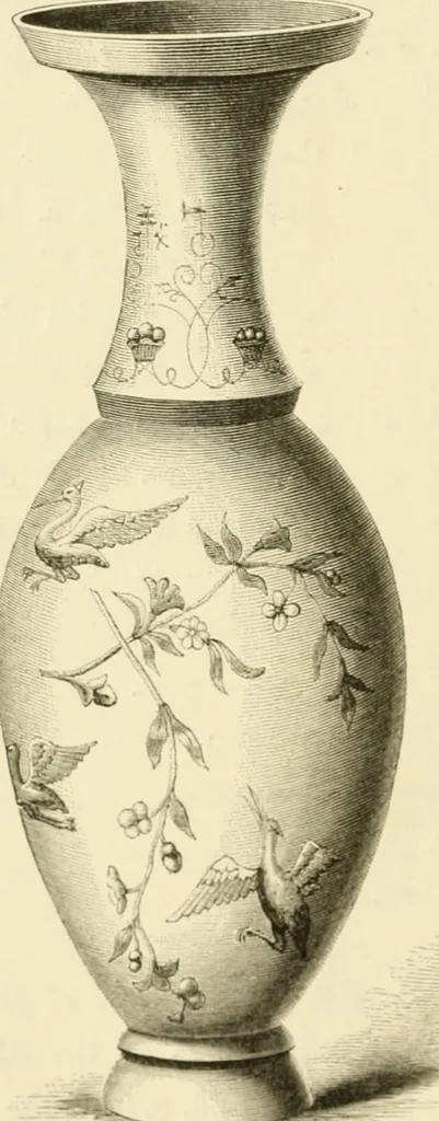 An illustration from Pottery and porcelain, from early times down to the Philadelphia exhibition of 1876, 1878, leaf 225