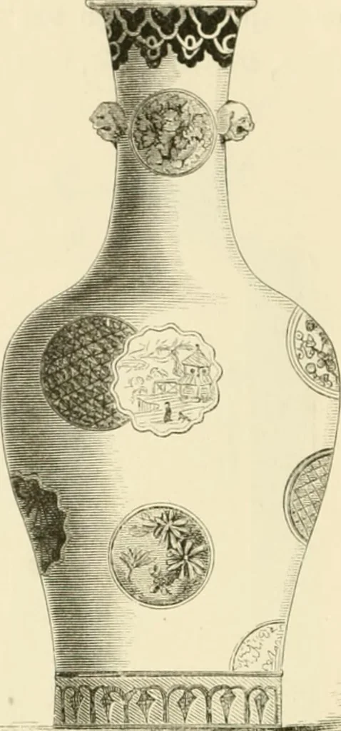 An illustration from Pottery and porcelain, from early times down to the Philadelphia exhibition of 1876, 1878, leaf 227