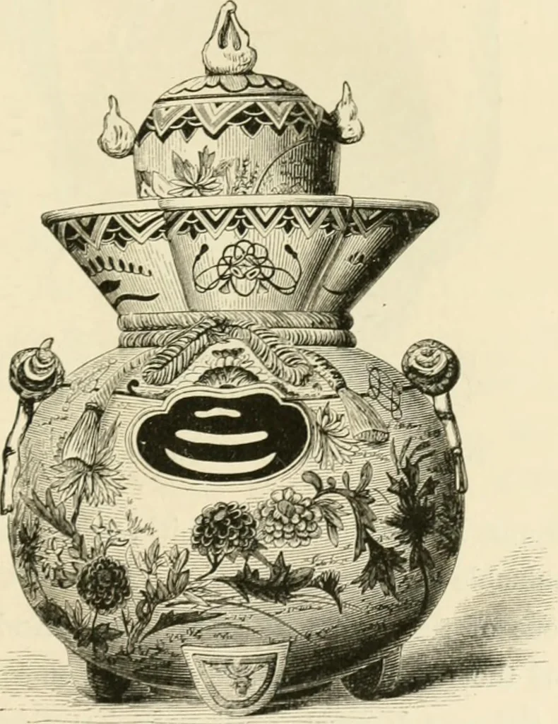 An illustration from Pottery and porcelain, from early times down to the Philadelphia exhibition of 1876, 1878, leaf 232