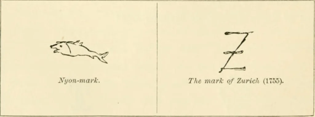 An illustration from Pottery and porcelain, from early times down to the Philadelphia exhibition of 1876, 1878, leaf 261