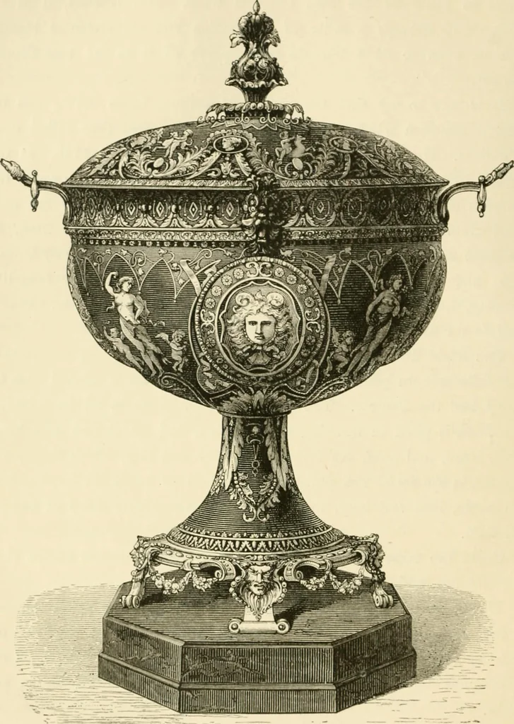 An illustration from Pottery and porcelain, from early times down to the Philadelphia exhibition of 1876, 1878, leaf 271