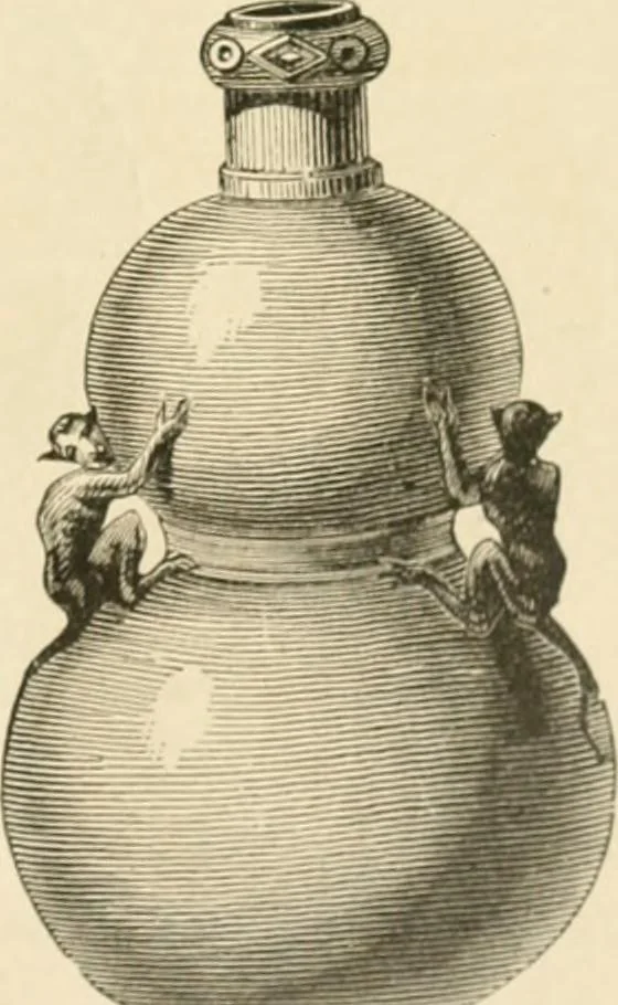 An illustration from Pottery and porcelain, from early times down to the Philadelphia exhibition of 1876, 1878, leaf 28