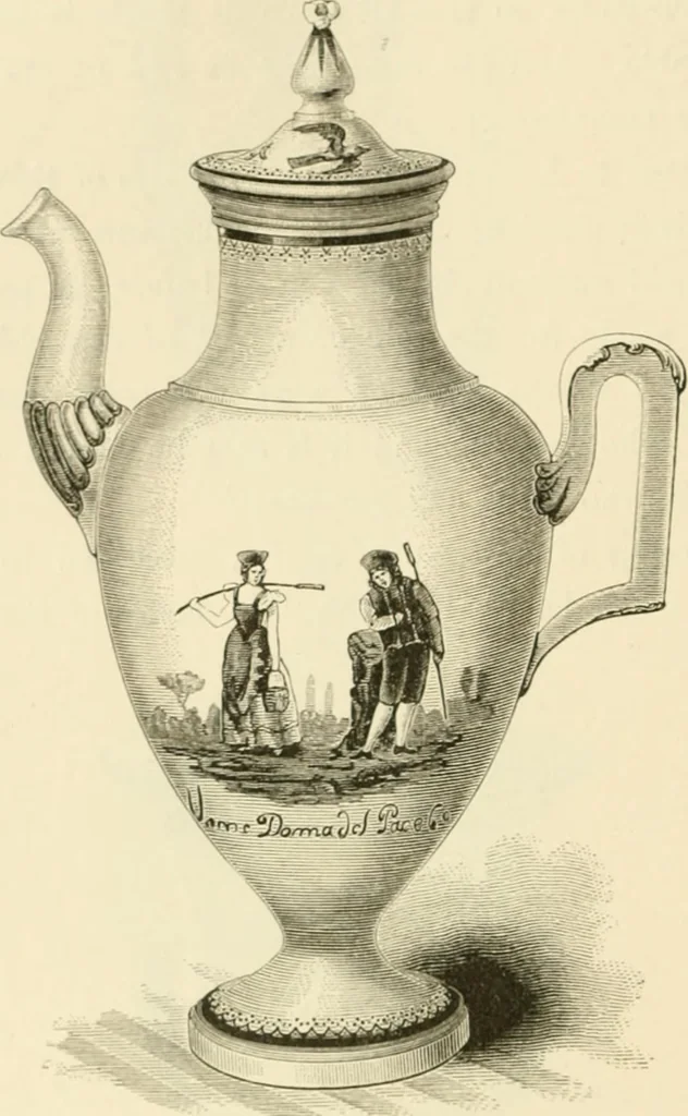 An illustration from Pottery and porcelain, from early times down to the Philadelphia exhibition of 1876, 1878, leaf 293