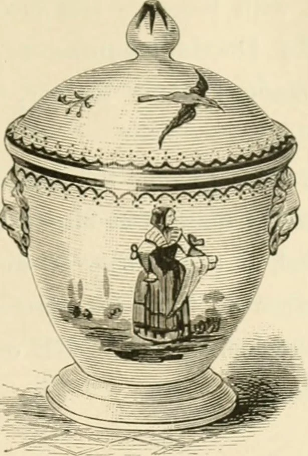 An illustration from Pottery and porcelain, from early times down to the Philadelphia exhibition of 1876, 1878, leaf 294