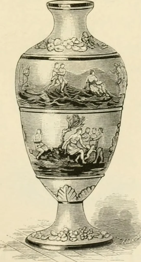An illustration from Pottery and porcelain, from early times down to the Philadelphia exhibition of 1876, 1878, leaf 294