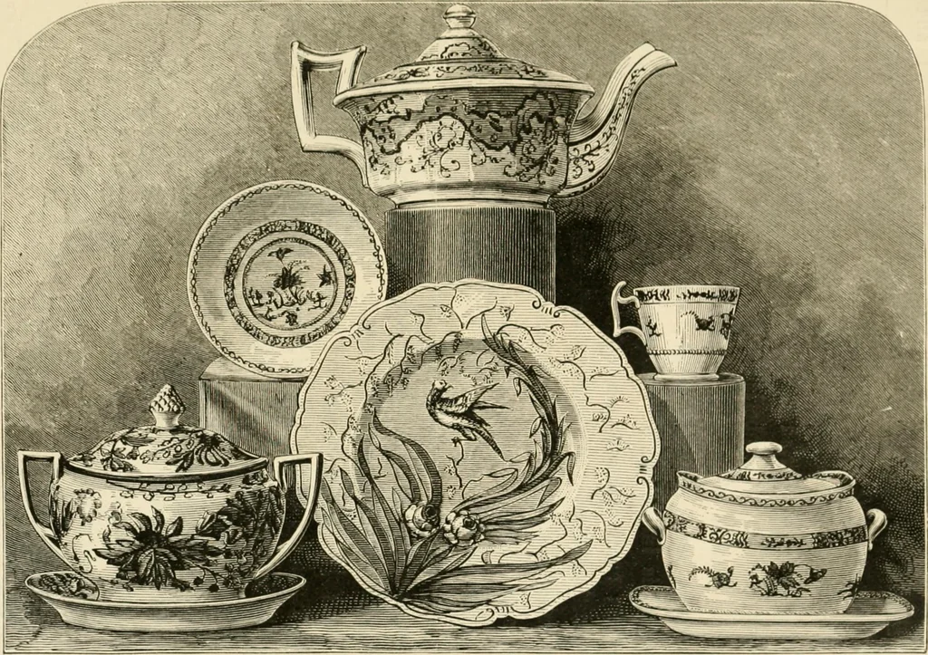An illustration from Pottery and porcelain, from early times down to the Philadelphia exhibition of 1876, 1878, leaf 314