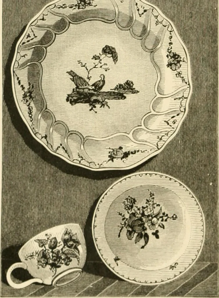 An illustration from Pottery and porcelain, from early times down to the Philadelphia exhibition of 1876, 1878, leaf 331