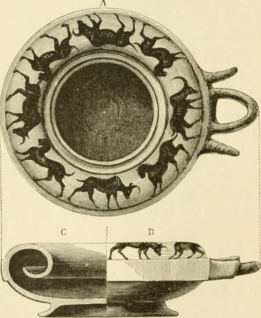 An illustration from Pottery and porcelain, from early times down to the Philadelphia exhibition of 1876, 1878, leaf 61