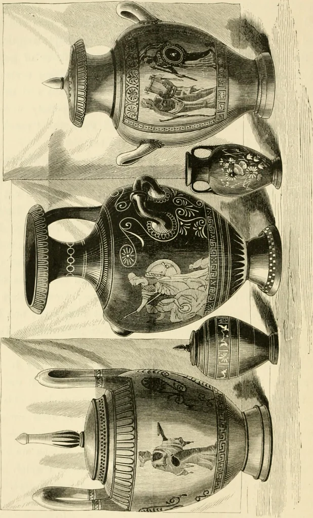 An illustration from Pottery and porcelain, from early times down to the Philadelphia exhibition of 1876, 1878, leaf 75