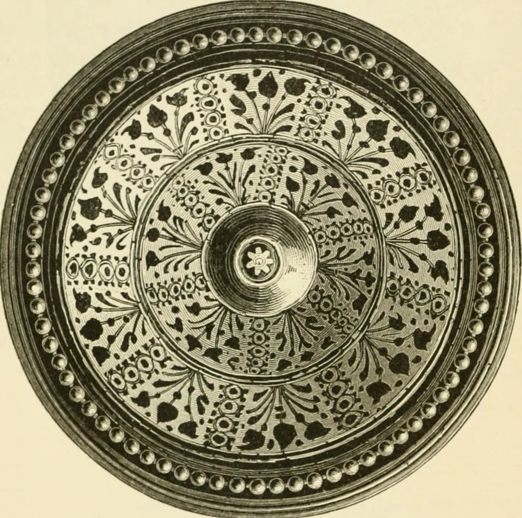 An illustration from Pottery and porcelain, from early times down to the Philadelphia exhibition of 1876, 1878, leaf 95
