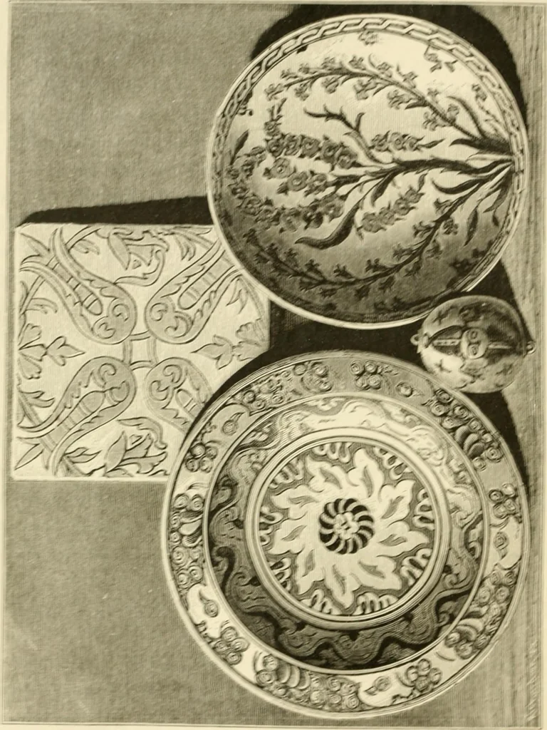 An illustration from Pottery and porcelain, from early times down to the Philadelphia exhibition of 1876, 1878, leaf 99