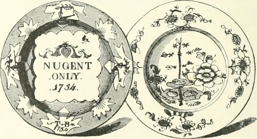 An illustration from Pottery & porcelain, a guide to collectors; containing nearly two hundred illustrations of specimens of various factories, nine coloured plates, and marks and monograms of all the important makers, 1912, leaf 137