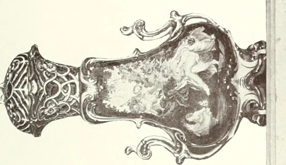 An illustration from Pottery & porcelain, a guide to collectors; containing nearly two hundred illustrations of specimens of various factories, nine coloured plates, and marks and monograms of all the important makers, 1912, leaf 176