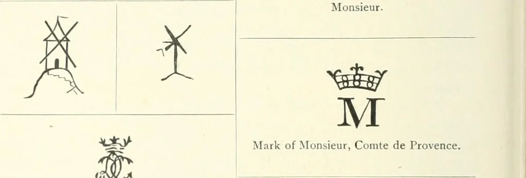 An illustration from Pottery & porcelain, a guide to collectors; containing nearly two hundred illustrations of specimens of various factories, nine coloured plates, and marks and monograms of all the important makers, 1912, leaf 205