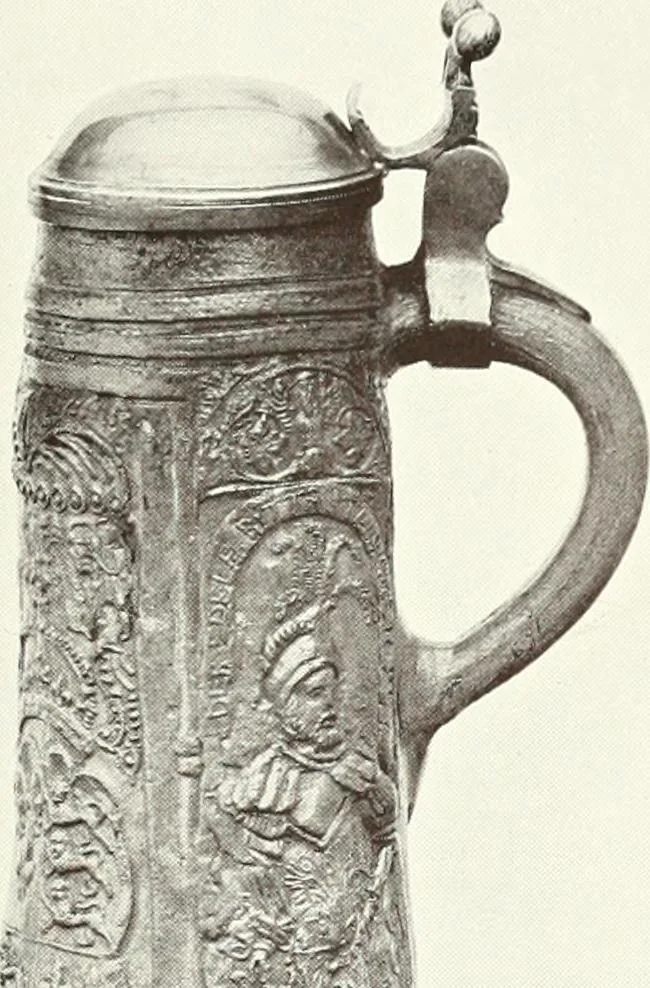 An illustration from Pottery & porcelain, a guide to collectors; containing nearly two hundred illustrations of specimens of various factories, nine coloured plates, and marks and monograms of all the important makers, 1912, leaf 210
