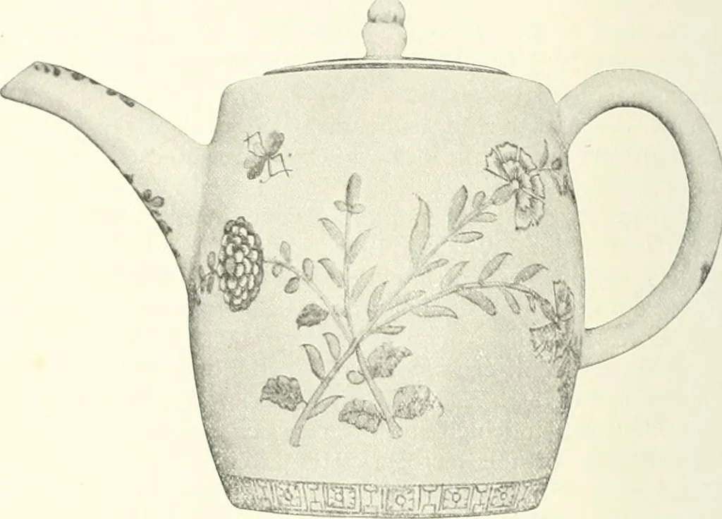 An illustration from Pottery & porcelain, a guide to collectors; containing nearly two hundred illustrations of specimens of various factories, nine coloured plates, and marks and monograms of all the important makers, 1912, leaf 331