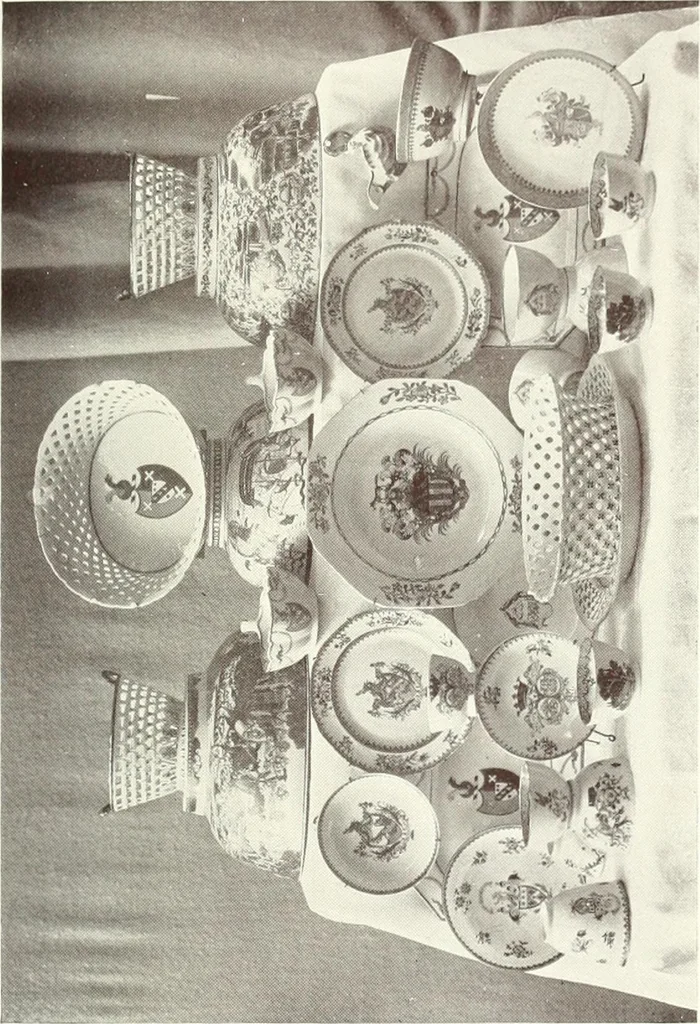 An illustration from Pottery & porcelain, a guide to collectors; containing nearly two hundred illustrations of specimens of various factories, nine coloured plates, and marks and monograms of all the important makers, 1912, leaf 338