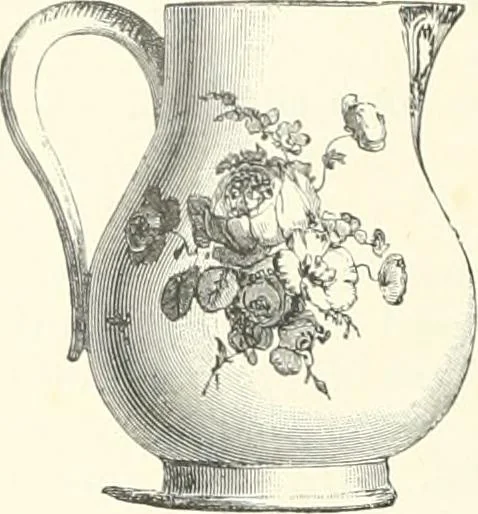 An illustration from Pottery & porcelain, a guide to collectors; containing nearly two hundred illustrations of specimens of various factories, nine coloured plates, and marks and monograms of all the important makers, 1912, leaf 371