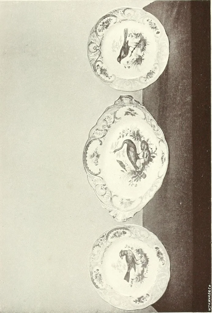 An illustration from Pottery & porcelain, a guide to collectors; containing nearly two hundred illustrations of specimens of various factories, nine coloured plates, and marks and monograms of all the important makers, 1912, leaf 382